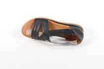 Sandales semi-compensées femme Inuovo 113012 Noir